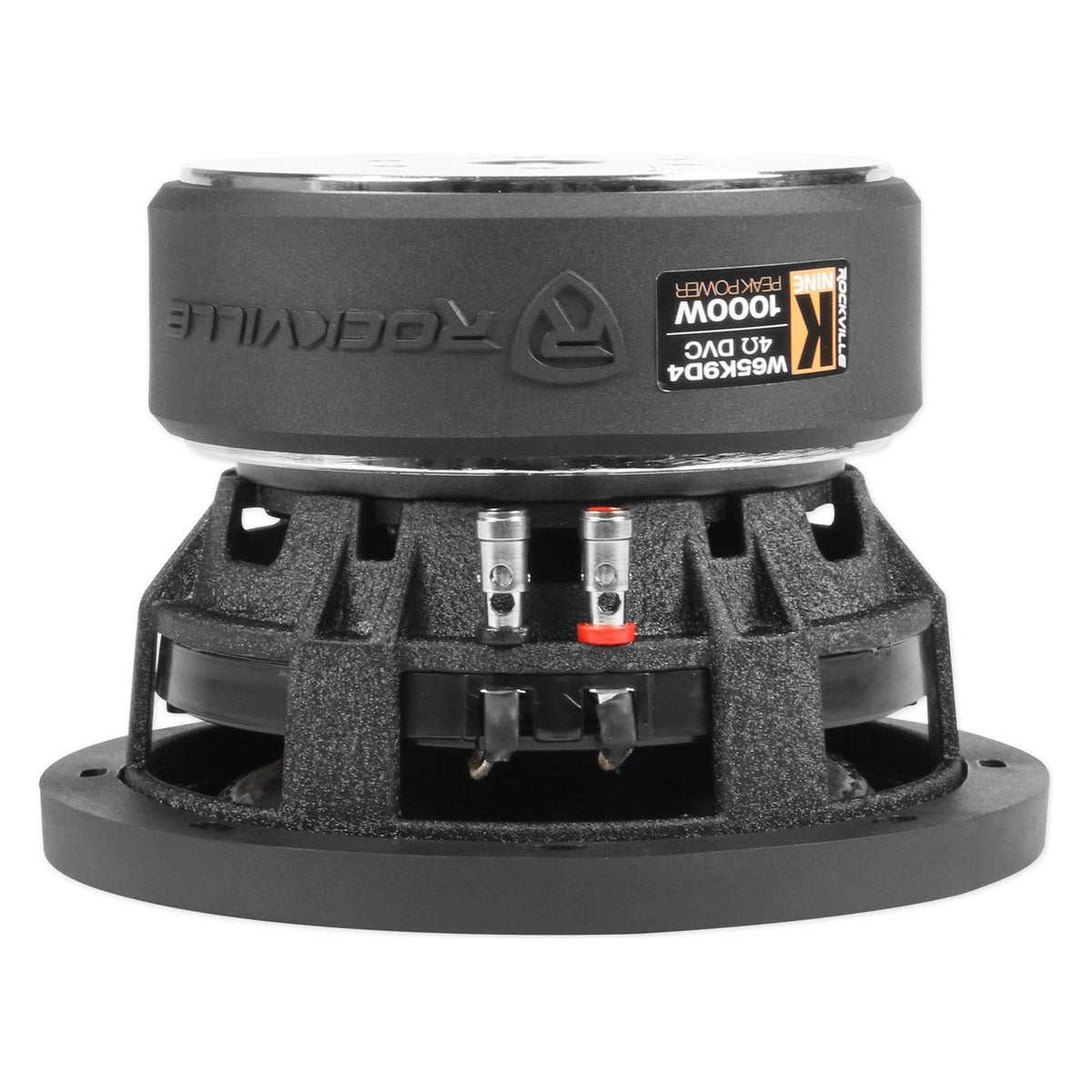 (2) W65K9D4 6.5" Car Audio Subwoofers + Mono Amplifier + Amp Kit