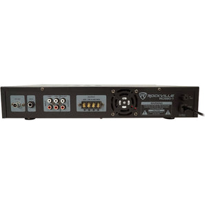 Rockville RCS80-1 60 Watt 70v Commercial Amplifier/Bluetooth Receiver+Microphone