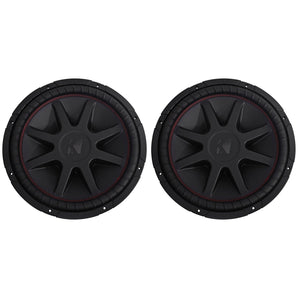 (2) Kicker 43CVR152 COMPVR 15" 2000 Watt Car Audio Subwoofers Subs CVR15-2