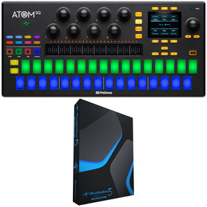 PRESONUS ATOM SQ Hybrid MIDI USB Keyboard Pad DJ Controller+Software Upgrade