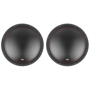 (2) MTX 5515-44 15" 1600 Watt Peak DVC 4-ohm Car Audio Subwoofers Subs