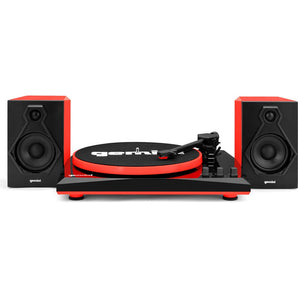 Gemini TT-900 Vinyl Record Player Turntable w/Bluetooth+Dual Speakers TT-900BR