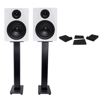 DPM5W White 2-Pack + RHTSB 36" Stands Bundle