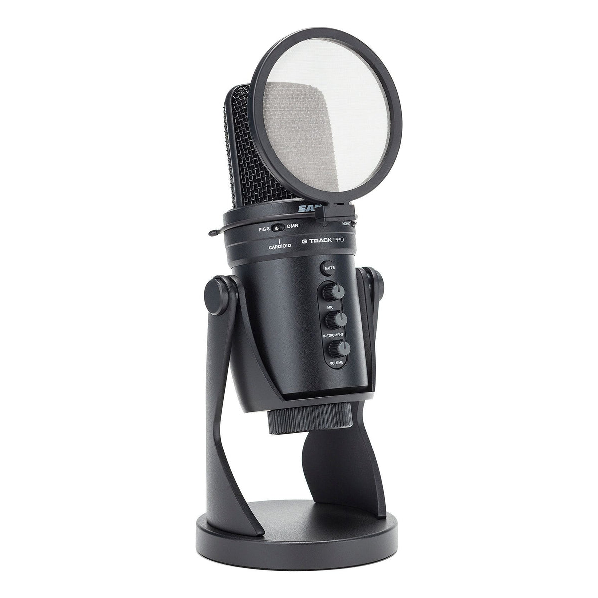 G-Track Pro USB Recording Microphone with Audio Interface and Pop Filter