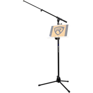 Rockville Quick Release Tripod Microphone Mic Stand+Smartphone/Tablet/iPad Mount
