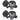 2 Pairs Rockville RV68.2C 6x8/5x7 Component Car Speakers 1800 Watts/340w RMS CEA