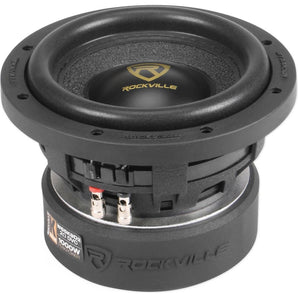 (2) Rockville W65K9D2 6.5" 1000 Watt Car Audio Subwoofers Dual 2-Ohm CEA Subs