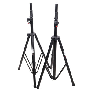 ProX T-SS82P Set of 2 Black Pro Air Speaker Tripod Stands 51"-76" High with Bags