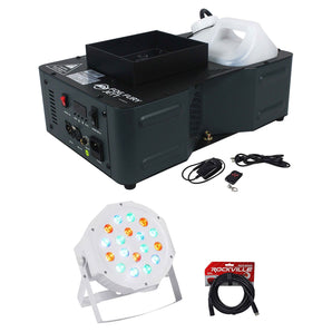 American DJ Fog Fury Jett Vertical Fog Machine+Wireless Remote+Par Light+Cable
