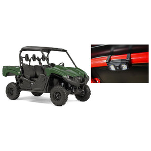 300 Lumens LED Dome Light 2" Cage Clamps for Yamaha Viking+6-Seater+Billet Mount