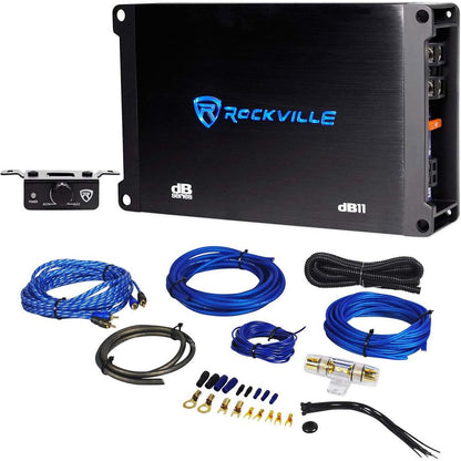 dB11 Mono Amp + RWK81 8‑Gauge Wiring Kit Bundle