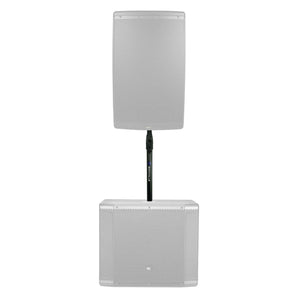 Rockville M20 Thread Air Assist Subwoofer to Speaker Pole Mount For JBL SRX818SP