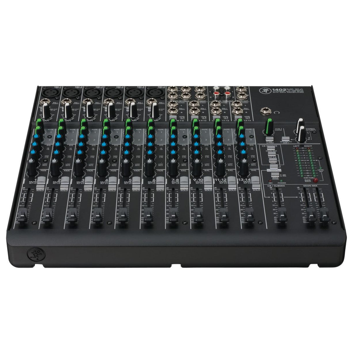 1402VLZ4 Mixer with DJ Headphones and (6) XLR Cables