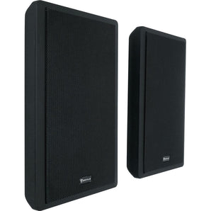 (4) Rockville ROCKSLIM BLACK 240w Slim Home Theater Wall Speakers+JBL Subwoofers