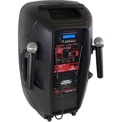 RAM15BT 15" Portable Karaoke System + RGB TV Backlight Bundle