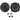 Rockville Rear Factory Speaker Replacement Kit For 2003-2005 Dodge Ram 2500/3500