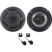 Rockville 6.5" Front Factory Speaker Replacement Kit For 1995-00 Dodge Stratus