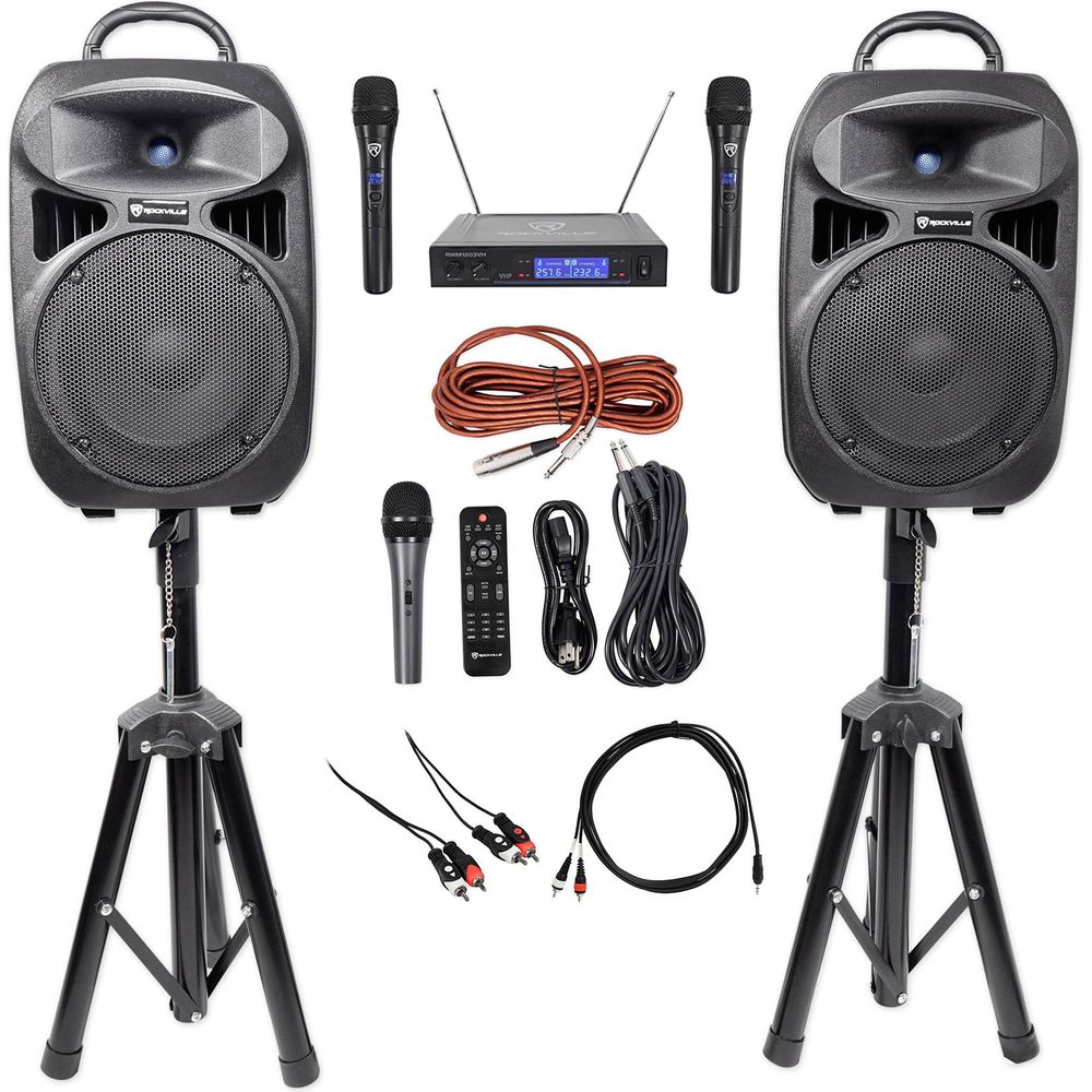 RPG082K System + RWM1203VH Wireless Mics Karaoke Bundle