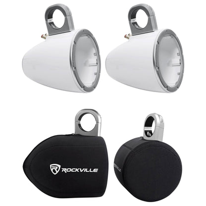 12KMTESW Marine 6-Inch/6.5-Inch Wakeboard Tower Enclosures + Covers