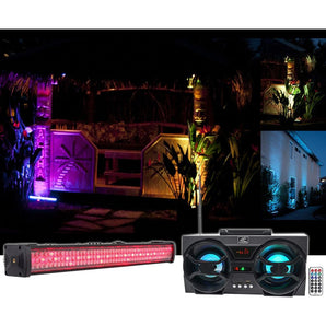 American DJ MEGA GO BAR 50 RGBA Rechargeable Wash Light+Free Bluetooth Speaker !