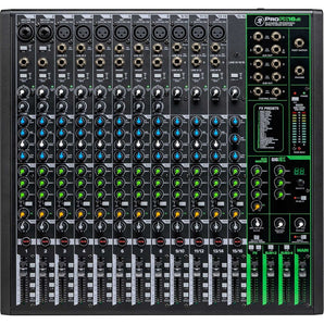 Mackie ProFX16v3 16-Channel Effects Mixer w/ USB ProFX16 v3+Stand+(3) Mics+Case