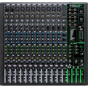 Mackie ProFX16v3 16-Channel 4-Bus Effects Mixer w/USB+Dual Wireless UHF Mics