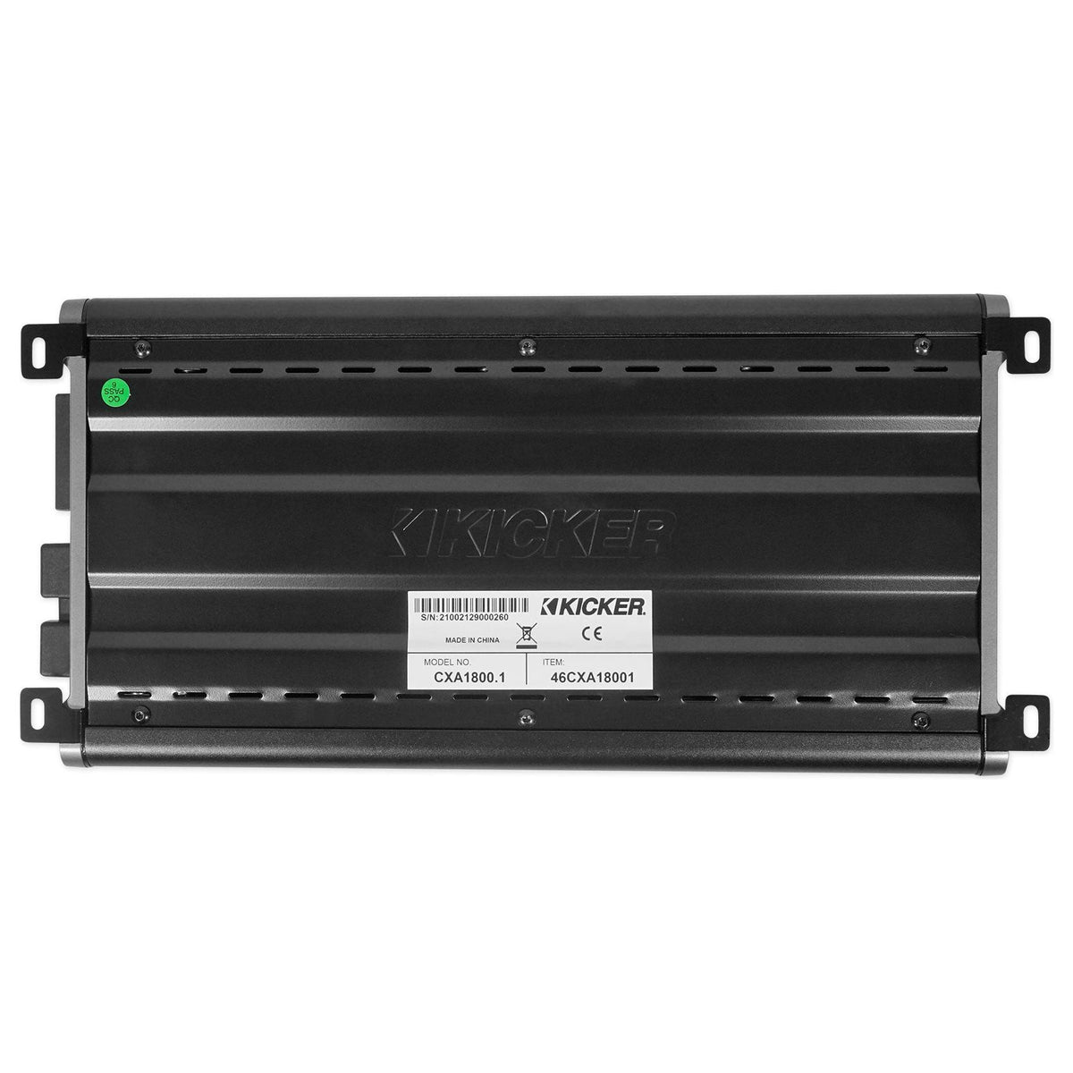 KICKER 46CXA18001T CXA1800.1 1800 Watt RMS Mono Class D Car Audio Amplifier Amp