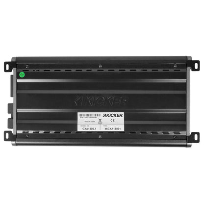 KICKER 46CXA18001T CXA1800.1 1800 Watt RMS Mono Class D Car Audio Amplifier Amp