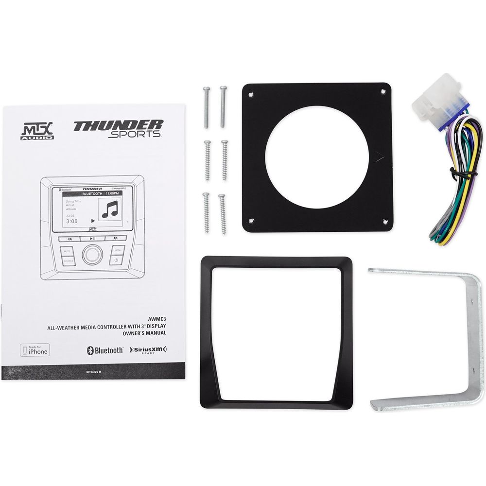 AWMC3 Receiver + Dash Pod Speakers + Tower Speakers