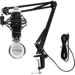Rockville RCM03 Studio Recording Condenser Microphone+Audio Technica Boom Arm