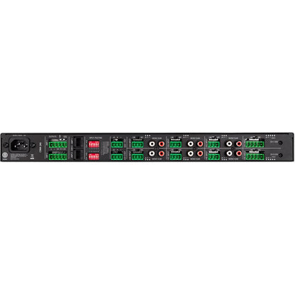 CSMA240 2x40W Amplifier + (8) Black 5.25" Slim Wall Speakers