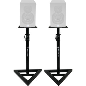 (2) Rockville Adjustable Studio Monitor Speaker Stands For Blue Sky SAT 6D