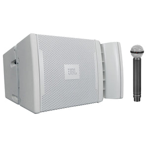 JBL VRX932LA-1WH 12" 800w Passive Line-Array Speaker in White + Instrument Mic