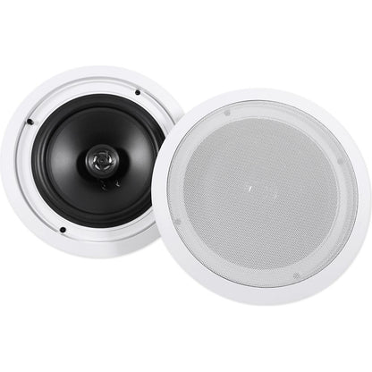 Home Theater Bluetooth Receiver+EQ+ (4) Ceiling Speakers+8" Subwoofer