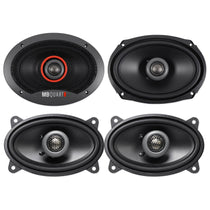 (2) FKB169 6x9" 300W Coaxial Speakers + (2) FKB146 4x6" 180W Coaxial Speakers
