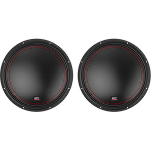 (2) MTX 5512-44 12" 1600 Watt Peak DVC 4-ohm Car Audio Subwoofers Subs