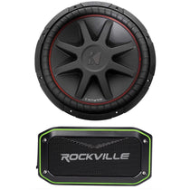 43CVR154 CompVR 15" Subwoofer with ROCK ANYWHERE Waterproof Bluetooth Speaker