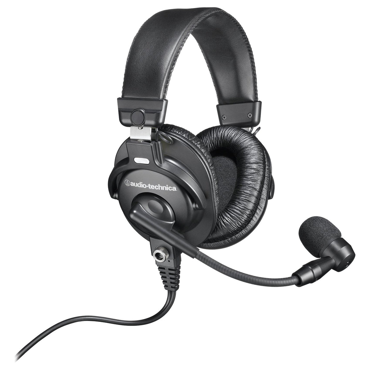 Audio Technica BPHS1 Over-Ear Broadcast Stereo Headphones Headset w/boom Mic