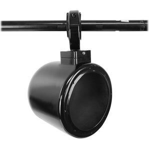 2) Rockville MAC69B 6x9" 360° Swivel Black Aluminum Wakeboard Tower Speaker Pods