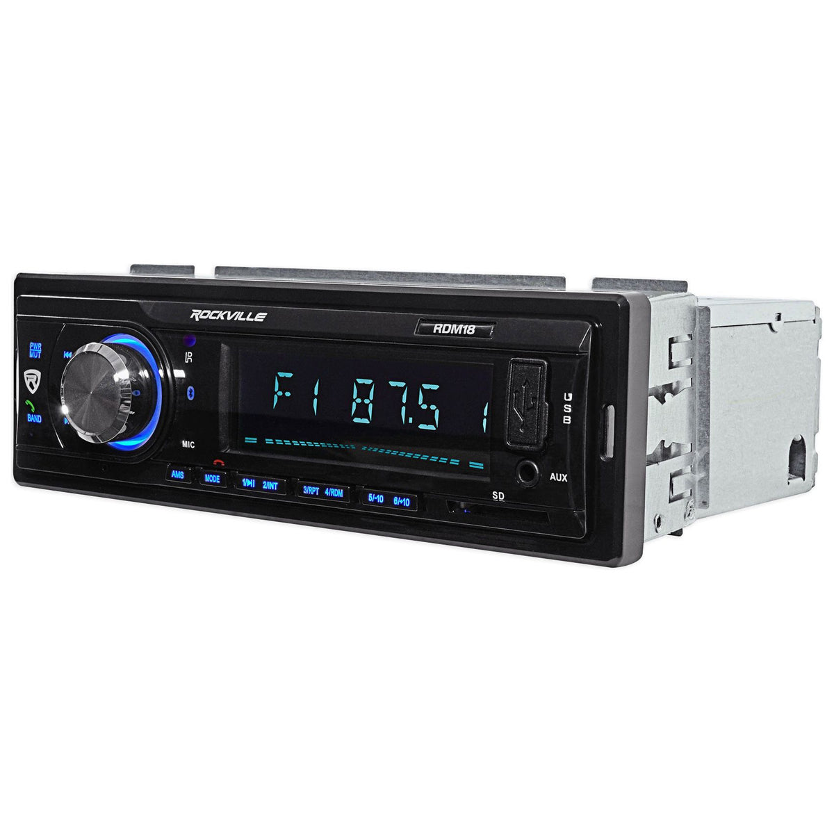 Single-Din Car Digital Media Bluetooth Receiver + Install For 2005 Honda Civic SE