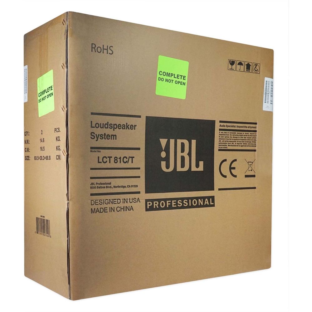 2 JBL LCT 81C/T Commercial Drop Ceiling Tile Speakers For Office/Restaurant/Cafe