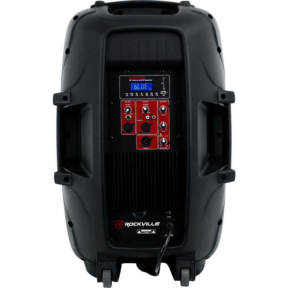 BPA15 15" Bluetooth 800 Watt DJ PA Speaker+Weatherproof Speaker Bag