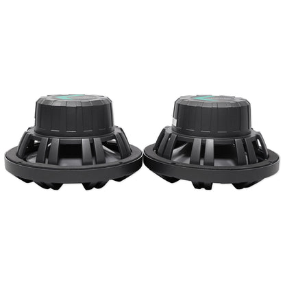 KM8 8" 600W Marine LED Speakers with Bluetooth Handlebar Speakers