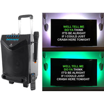 ROCKnGo 8 Portable Karaoke Speaker + Wireless Microphone Bundle