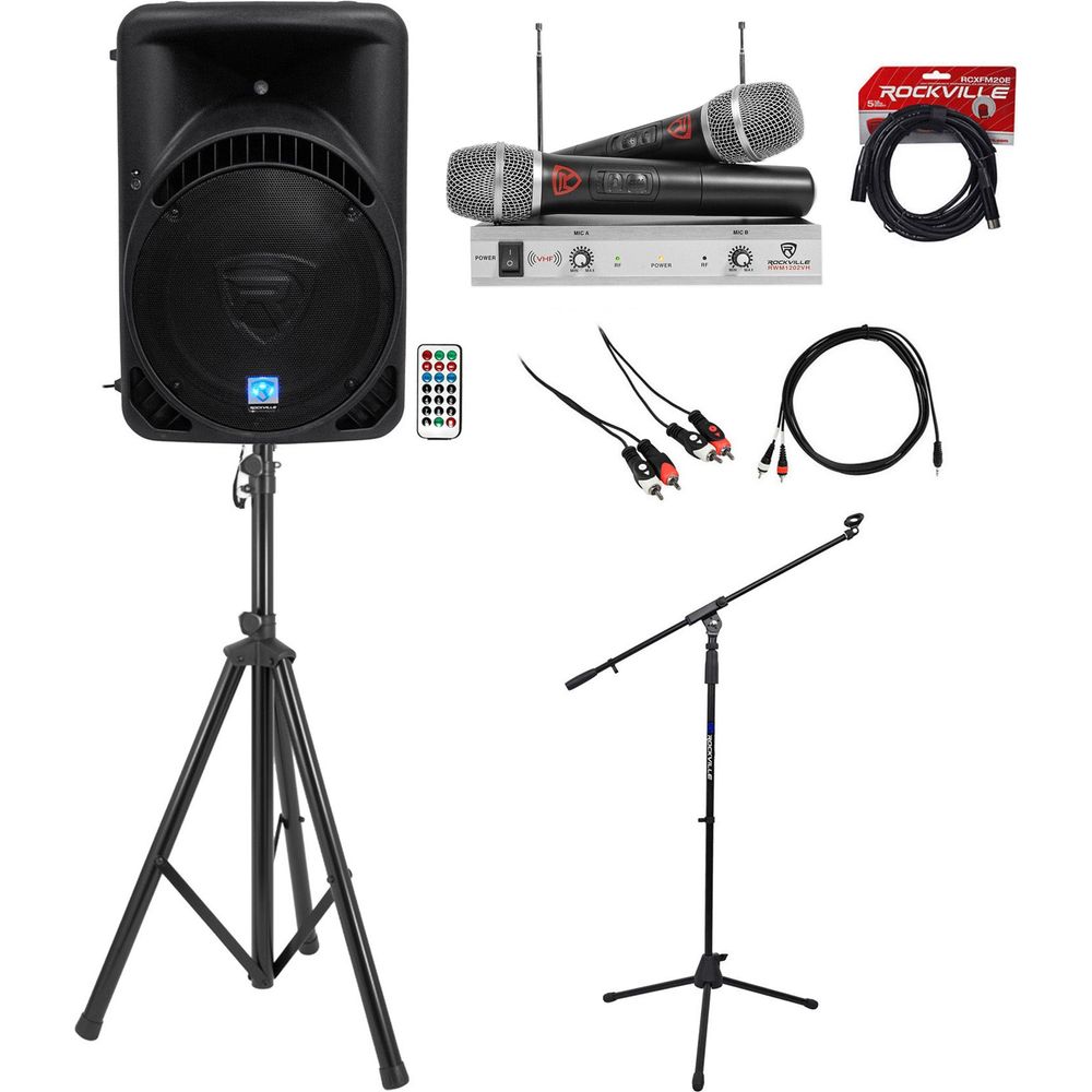 Rockville Pro 15" ipad/iphone/Android/Laptop/TV Youtube Karaoke Machine/System