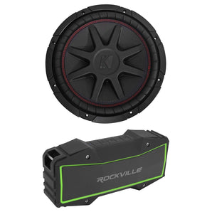 Kicker 43CVR122 COMPVR 12" 800 Watt DVC 2-Ohm Car Audio Subwoofer + Free Speaker