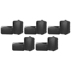 10) Rockville HP4S Black 4" Outdoor/Indoor Home Theater Patio Swive Speakers