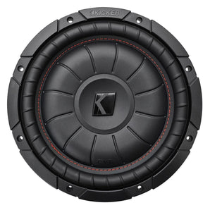 Kicker 43CVT104 COMPVT 800w 10" Shallow Subwoofer+Sealed Box+Amplifier+Wire Kit