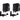 Pair Wall Mount Swivel Brackets For Klipsch R-15PM Bookshelf Speakers