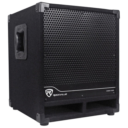 (4) RPG10 10" Active DJ PA Speakers+Mounts+(2) 12" Powered Subwoofers